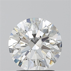 Picture of Natural Diamond 1.70 Carats, Round with Excellent Cut, G Color, VS2 Clarity and Certified by IGI