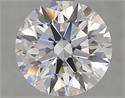 Lab Grown Diamond 2.31 Carats, Round with Excellent Cut, D Color, VVS1 Clarity and Certified by GIA