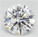 Lab Grown Diamond 2.47 Carats, Round with Ideal Cut, D Color, IF Clarity and Certified by IGI