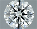 Natural Diamond 0.51 Carats, Round with Excellent Cut, I Color, SI1 Clarity and Certified by GIA