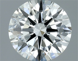 Picture of Natural Diamond 0.51 Carats, Round with Excellent Cut, I Color, SI1 Clarity and Certified by GIA