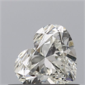 Natural Diamond 0.52 Carats, Heart with  Cut, I Color, VVS1 Clarity and Certified by GIA