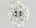 Natural Diamond 1.01 Carats, Oval with  Cut, G Color, VVS2 Clarity and Certified by GIA