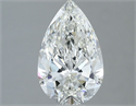 Natural Diamond 1.20 Carats, Pear with  Cut, H Color, VS2 Clarity and Certified by IGI