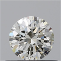 Natural Diamond 0.45 Carats, Round with Excellent Cut, J Color, VVS2 Clarity and Certified by GIA
