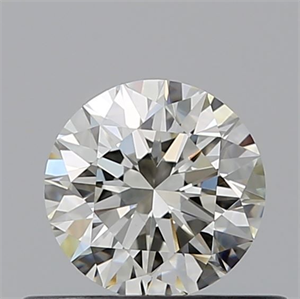 Picture of Natural Diamond 0.45 Carats, Round with Excellent Cut, J Color, VVS2 Clarity and Certified by GIA