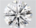 Lab Grown Diamond 8.01 Carats, Round with Ideal Cut, E Color, VVS2 Clarity and Certified by IGI