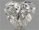 Natural Diamond 0.52 Carats, Heart with  Cut, H Color, SI2 Clarity and Certified by IGI