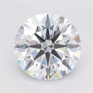 Picture of Lab Grown Diamond 3.75 Carats, Round with Ideal Cut, F Color, VS1 Clarity and Certified by IGI