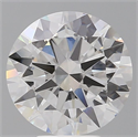 Lab Grown Diamond 4.50 Carats, Round with Excellent Cut, F Color, VVS2 Clarity and Certified by IGI