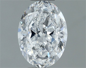 Picture of Natural Diamond 0.93 Carats, Oval with  Cut, D Color, SI1 Clarity and Certified by GIA