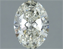 Natural Diamond 1.30 Carats, Oval with  Cut, J Color, VS2 Clarity and Certified by IGI