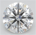 Del inventario de diamantes de laboratorio, 3.05 quilates, Redondo , Color E, claridad VVS1 y certificado IGI