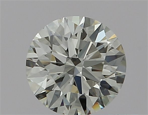 Picture of Natural Diamond 0.42 Carats, Round with Excellent Cut, H Color, VVS1 Clarity and Certified by GIA