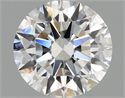 Lab Grown Diamond 1.42 Carats, Round with Ideal Cut, E Color, VS2 Clarity and Certified by IGI
