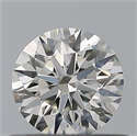 Natural Diamond 0.50 Carats, Round with Excellent Cut, H Color, VVS1 Clarity and Certified by IGI