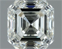 Natural Diamond 1.01 Carats, Asscher with  Cut, I Color, VS1 Clarity and Certified by IGI