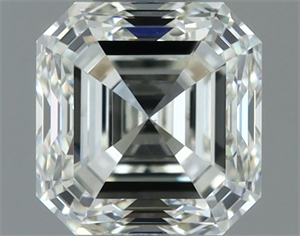 Picture of Natural Diamond 1.01 Carats, Asscher with  Cut, I Color, VS1 Clarity and Certified by IGI