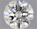 Diamante Natural 0.54 quilates, Redondo , Color H, claridad VVS2 y certificado GIA