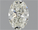 Diamante Natural 0.80 quilates, Ovalado , Color K, claridad VVS2 y certificado GIA