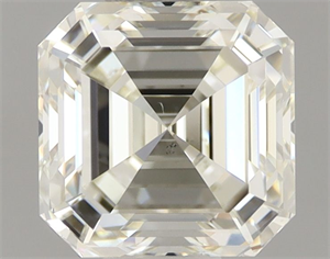 Picture of Natural Diamond 1.00 Carats, Asscher with  Cut, J Color, VS2 Clarity and Certified by IGI