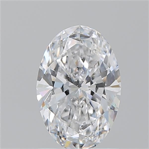 Picture of Natural Diamond 1.20 Carats, Oval with  Cut, D Color, SI2 Clarity and Certified by GIA