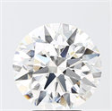 Lab Grown Diamond 4.09 Carats, Round with Ideal Cut, E Color, VVS1 Clarity and Certified by IGI
