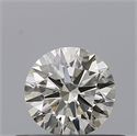 Diamante Natural 0.42 quilates, Redondo , Color K, claridad VVS1 y certificado GIA