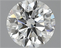 Diamante Natural 0.71 quilates, Redondo , Color I, claridad IF y certificado GIA