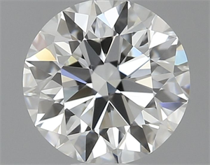 Foto Diamante Natural 0.71 quilates, Redondo , Color I, claridad IF y certificado GIA de