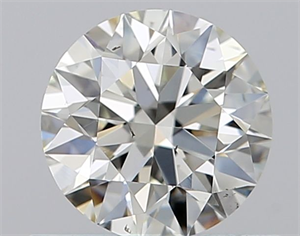 Foto Diamante Natural 0.57 quilates, Redondo , Color I, claridad SI1 y certificado GIA de