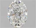 Natural Diamond 1.20 Carats, Oval with  Cut, G Color, VS2 Clarity and Certified by GIA