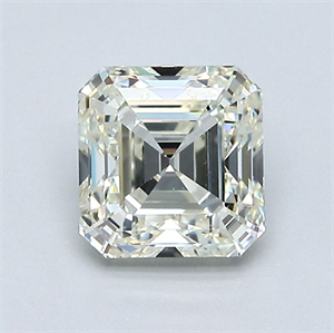 Picture of Natural Diamond 1.05 Carats, Asscher with  Cut, L Color, IF Clarity and Certified by GIA