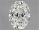 Natural Diamond 0.71 Carats, Oval with  Cut, I Color, SI2 Clarity and Certified by GIA