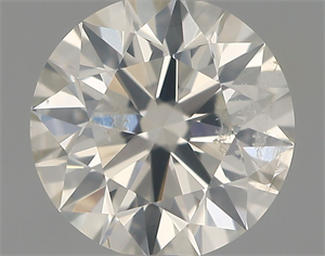 Picture of Natural Diamond 0.71 Carats, Round with Excellent Cut, I Color, SI2 Clarity and Certified by IGI
