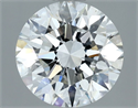 Natural Diamond 2.03 Carats, Round with Excellent Cut, H Color, SI1 Clarity and Certified by GIA