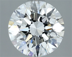 Picture of Natural Diamond 2.03 Carats, Round with Excellent Cut, H Color, SI1 Clarity and Certified by GIA