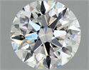 Natural Diamond 0.80 Carats, Round with Excellent Cut, E Color, VS2 Clarity and Certified by GIA