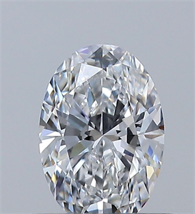 Picture of Natural Diamond 0.43 Carats, Oval with  Cut, D Color, VS1 Clarity and Certified by GIA
