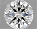 Natural Diamond 0.50 Carats, Round with Excellent Cut, G Color, SI1 Clarity and Certified by GIA