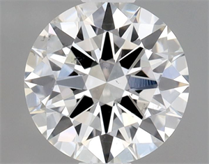 Picture of Natural Diamond 0.50 Carats, Round with Excellent Cut, G Color, SI1 Clarity and Certified by GIA