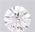 Lab Grown Diamond 1.51 Carats, Round with Ideal Cut, F Color, VVS2 Clarity and Certified by IGI