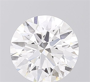 Picture of Lab Grown Diamond 1.51 Carats, Round with Ideal Cut, F Color, VVS2 Clarity and Certified by IGI