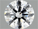 Lab Grown Diamond 1.47 Carats, Round with Ideal Cut, D Color, VS1 Clarity and Certified by IGI