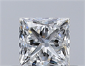 Diamante Natural 0.36 quilates, Princesa , Color G, claridad VVS2 y certificado GIA