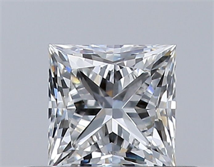 Foto Diamante Natural 0.36 quilates, Princesa , Color G, claridad VVS2 y certificado GIA de