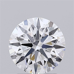 Picture of Lab Grown Diamond 1.53 Carats, Round with Ideal Cut, D Color, IF Clarity and Certified by IGI