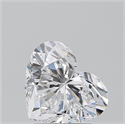 Natural Diamond 2.10 Carats, Heart with  Cut, D Color, IF Clarity and Certified by GIA