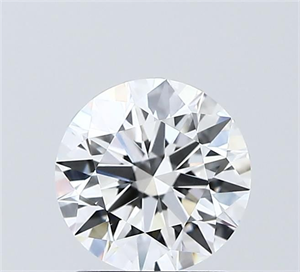 Picture of Lab Grown Diamond 1.55 Carats, Round with Ideal Cut, D Color, VVS2 Clarity and Certified by IGI
