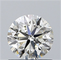 Natural Diamond 0.91 Carats, Round with Very Good Cut, K Color, SI2 Clarity and Certified by GIA